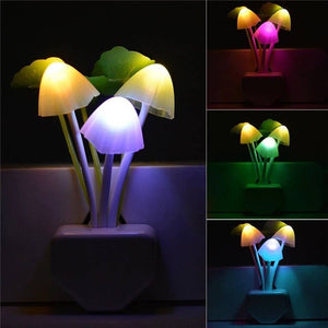 Automatic Sensor Light | Night Color Changing | Romantic Flower | Flower Mushroom Lamp | with Sensor LED Night Lights